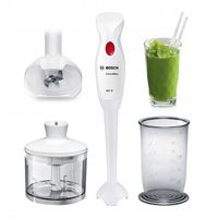 Blender ręczny z rozdrabniaczem i pojemnikiem Bosch MSM14200 400W 4 ostrza