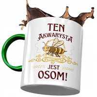 Kubek Zielony Akwarysty Ten Akwarysta Jest Osom Z Nadrukiem Ze Zdjęciem