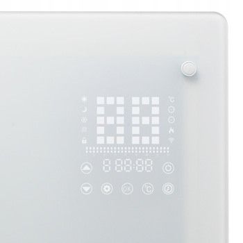 Grzejnik elektryczny ścienny szklany energooszczędny 1,5 kW WiFi EGW-15B na Arena.pl