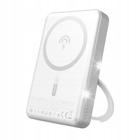 Powerbank K28 10000mAh z MagSafe z metalową obudową i podstawką PD 22.5W -
