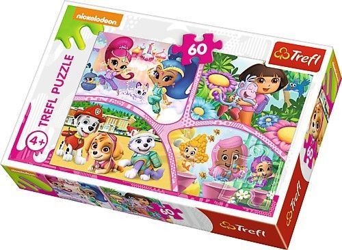 Trefl 60 elementów, Nickelodeon Junior Multi - Property na Arena.pl