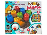 DLA DZIECI GRA LOGICZNA 2W1 SZYBKIE KUBECZKI, KÓŁKO KRZYŻYK,