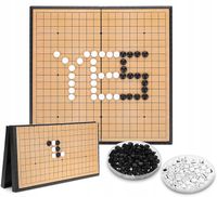 ZESTAW SKŁADANY DO GRY GO GOBAN GOSU PIONY GRA PLANSZOWA EDUKACYJNA NAUKA