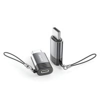 awei adapter a12 lightning/usb-c szare   /grey