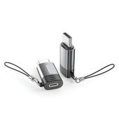 awei adapter a12 lightning/usb-c szare   /grey