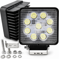 Lampa robocza Halogen LED robocza 27W 9-32V kwadratowa WL5027 Flood 2220LM