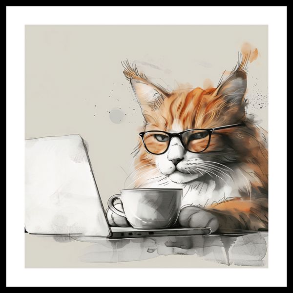 Plakat 60x60cm Nie przed Kawusią zdjęcie 3