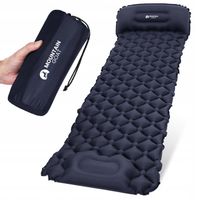 MATERAC SAMOPOMPUJĄCY TURYSTYCZNY ULTRALEKKI WBUDOWANA POMPKA ZWIJANA MATA