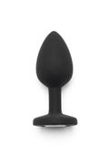 diamond booty jewel small black
