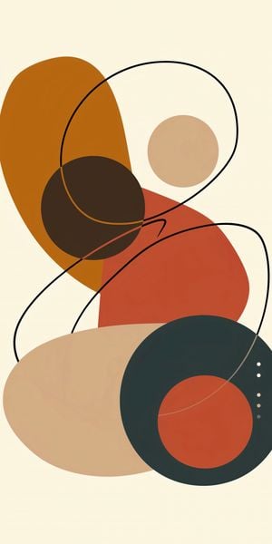 Plakat 50x100cm Geometria Harmonii zdjęcie 1