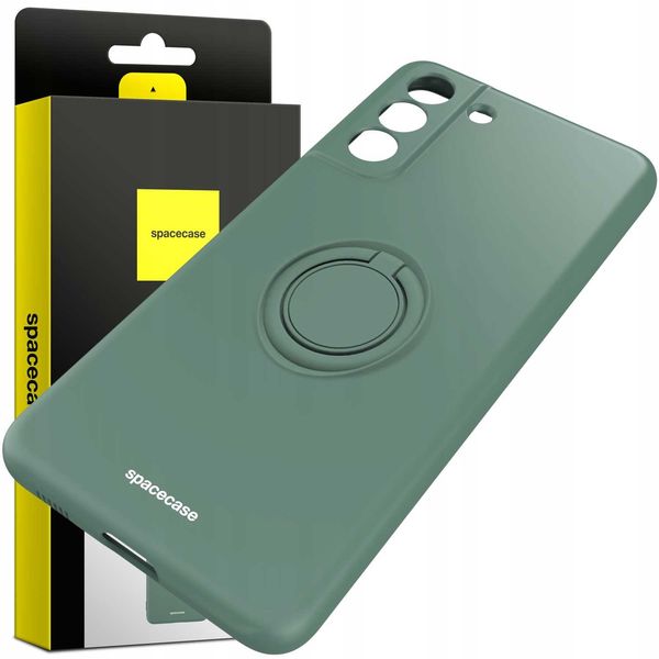 Spacecase Silicone Ring Galaxy S21 Fe Dark Green zdjęcie 8