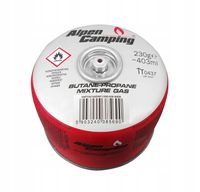 Alpen Camping wkład gazowy 230g z gwintem
