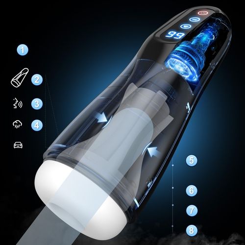 Automatyczne masturbator meski z funkcją ssania, wibracji, ogrzewania na Arena.pl