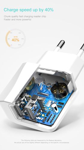 ŁADOWARKA SIECOWA BASEUS MINI DUAL-U CHARGER 2XUSB na Arena.pl
