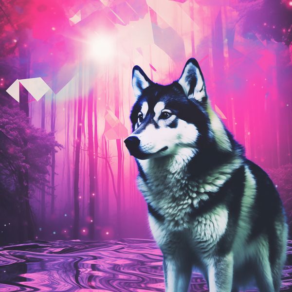 Plakat 80x80cm Wilczy Duch zdjęcie 1