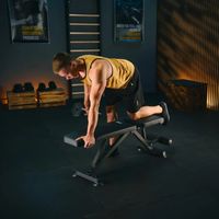 Ławka treningowa ławeczka do ćwiczeń składana regulowana skośna Trex Sport