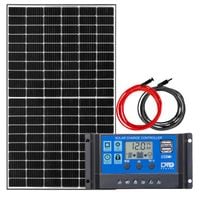 PANEL SŁONECZNY MONOKRYSTALICZNY 340W + REGULATOR ŁADOWANIA 30A