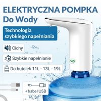 POMPKA DO WODY ELEKTRYCZNA ViO E11 BIAŁA – BEZPRZEWODOWY DOZOWNIK WODY
