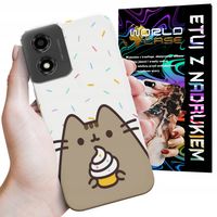 ETUI CASE DO MOTOROLA MOTO E14 - SŁODKI KOTEK KOT OBUDOWA PLECKI