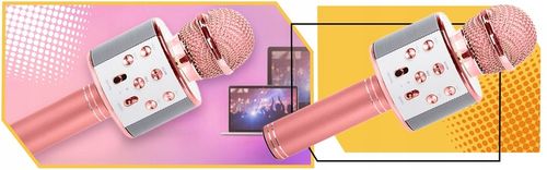 MIKROFON DLA DZIECI mikrofon KARAOKE mikrofon bezprzewodowy Z GŁOŚNIKIEM na Arena.pl