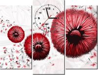 90CM 70 ZEGAR 3 ELEM CZERWONE DMUCHAWCE SCIENNY DRUK