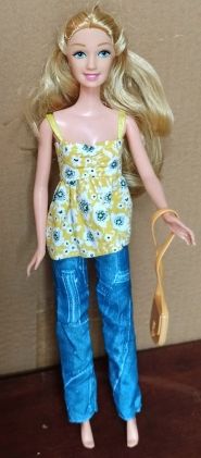 Ubranka dla Lalek SPODNIE BLUZKA TOREBKA Ciuchy #A1 zdjęcie 5