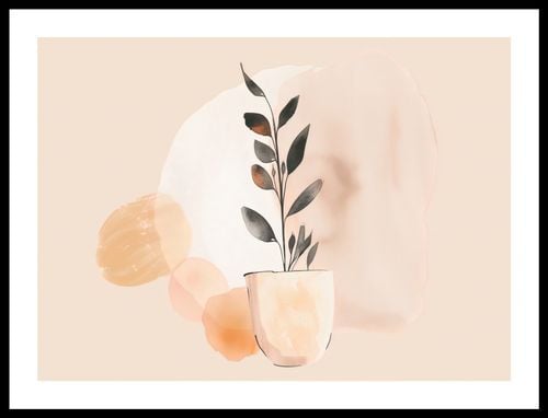 Plakat 55x40cm Doniczkowy Kolor na Arena.pl