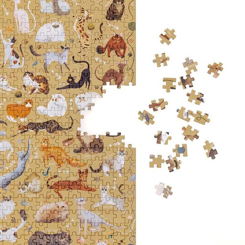 Puzzle 500 elementów Puzzlove - Koty na Arena.pl