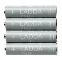 Baterie AAA 750mAH 4szt HR03 akumulatorki paluszki