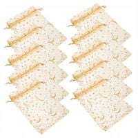 100 SIATECZKOWYCH TOREBEK Z ZASUWKĄ NA PREZENTY I BIŻUTERIĘ