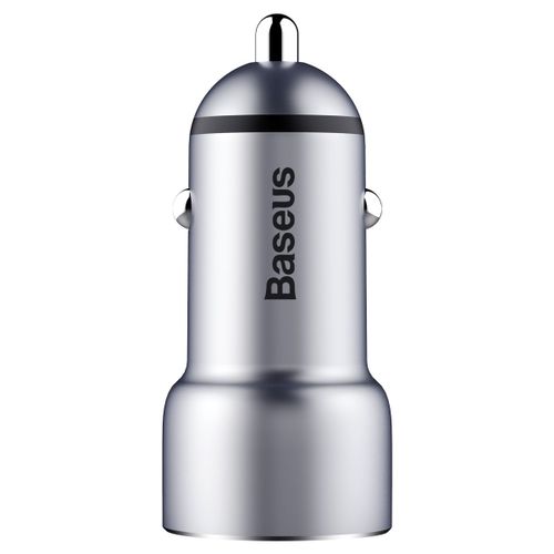 Ładowarka Samochodowa 2xUSB Baseus FastCharge 3.4A srebrny na Arena.pl