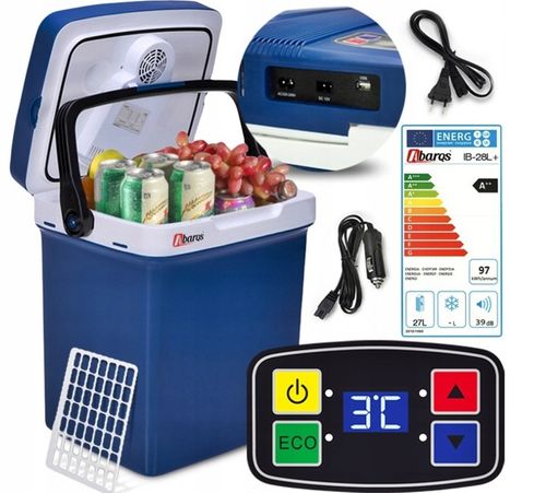 -20°C Lodówka Turystyczna IB-28I+ Przenośna Mobilna tryb ECO 12V 230V USB na Arena.pl