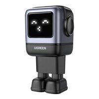 Ładowarka UGREEN Nexode RG 65W GaN 2xUSB-C USB Robot Czarna