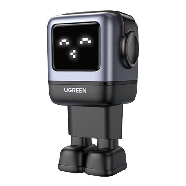 Ładowarka UGREEN Nexode RG 65W GaN 2xUSB-C USB Robot Czarna zdjęcie 1