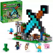 LEGO Minecraft 21244 Bastion miecza Super Prezent