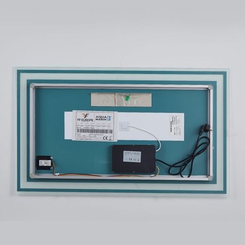 Aquamarin Lustro łazienkowe z oświetleniem LED 18 W, 50x70cm na Arena.pl