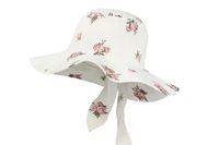 Jamiks PERNILLE kapelusz dla dziewczynki bawełna ecru 52-54
