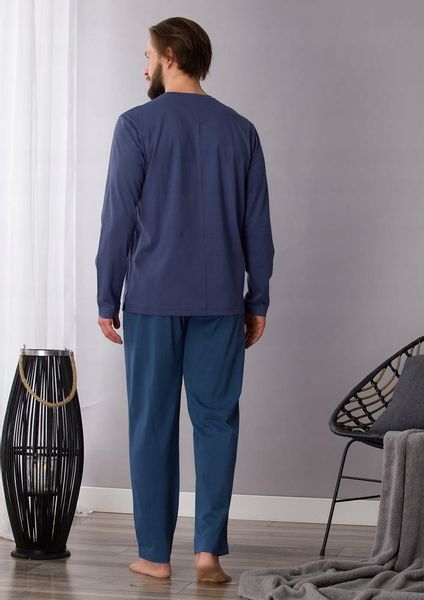 KEY Męska piżama pidżama długa bawełna XXL 2XL zdjęcie 3