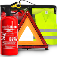 GAŚNICA 1KG OGNIOCHRON TRÓJKĄT OSTRZEGAWCZY KAMIZELKA ODBLASKOWA TORBA