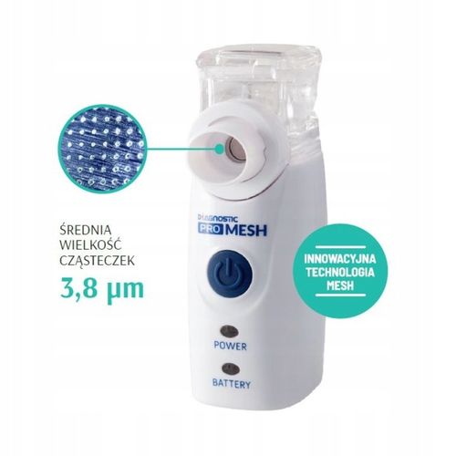 Inhalator nebulizator przenośny DIAGNOSTIC PRO MESH + gratis na Arena.pl