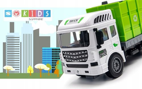 ŚMIECIARKA zdalnie STEROWANA RC DUŻY samochód dla dzieci AUTO Z PILOTEM wóz na Arena.pl