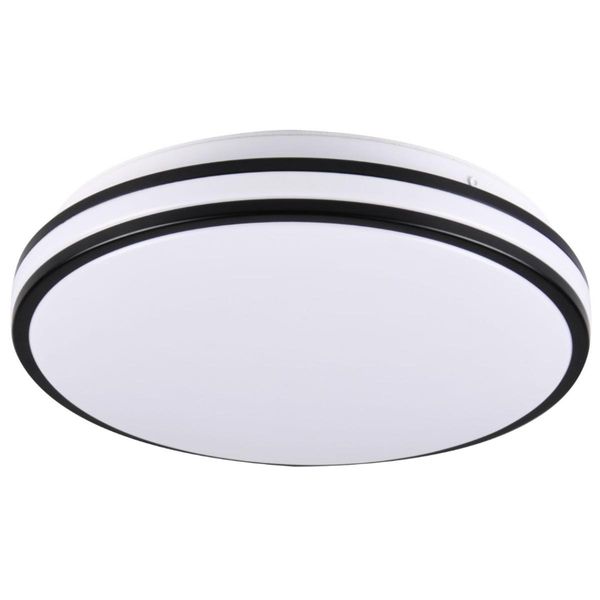 Ledowa lampa sufitowa plafon Orbit 318985 24W okrągły czarny zdjęcie 2