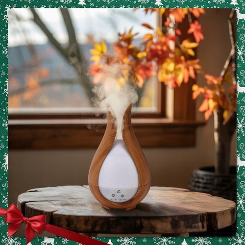 NAWILŻACZ POWIETRZA DYFUZOR ZAPACHOWY AROMATERAPIA LAMPKA NOCNA DLA na Arena.pl