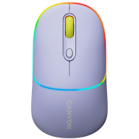 canyon mysz bezprzewodowa mw-22 2w1 rgb fioletowa