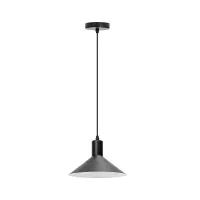 Żelazna lampa wisząca czarna E27 Aigostar bez źródła światła do wnętrz