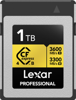 Karta Lexar CFexpress 4.0 Pro Gold R3600/W3300 1TB