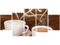 OBRAZ DWIE FILIŻANKI KAWY