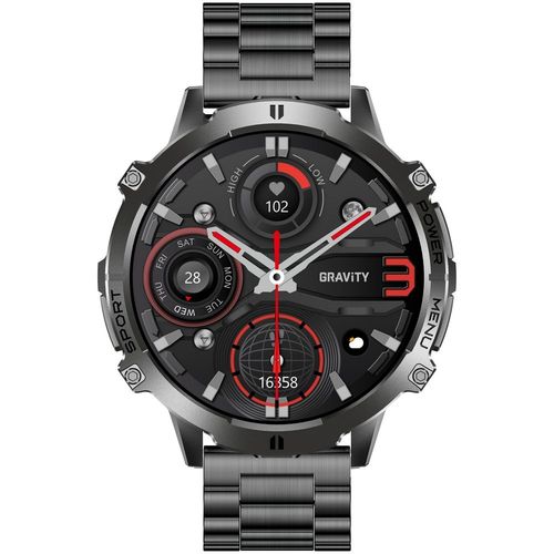 smartwatch gravity czarny pasek + bransoleta gt42-2 na Arena.pl