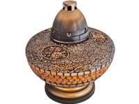 ZNICZ ZNICZE LAMPION NA GRÓB UFO KORAL ZŁOTO+WKŁADY