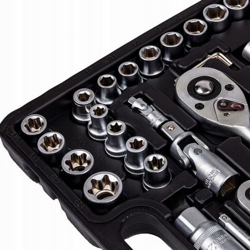 Zestaw Kluczy Nasadowych Narzędzi Klucze Nasadowe Torx Walizka Bity na Arena.pl